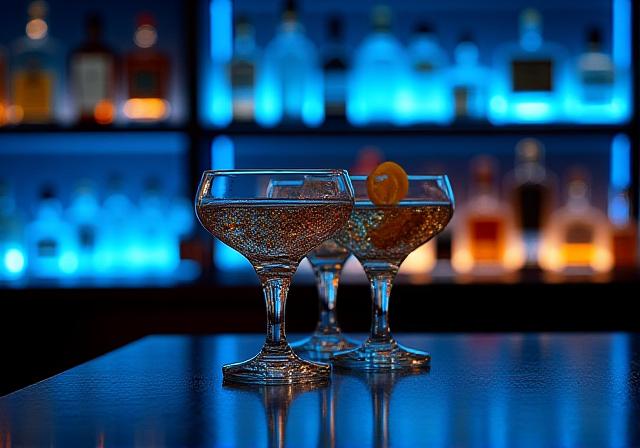 Sélection de cocktails créatifs